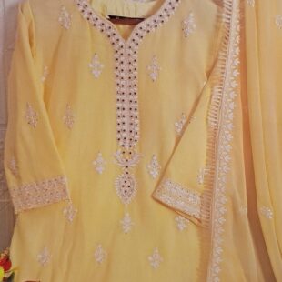 Pakistani suits for women georgette with khatli work