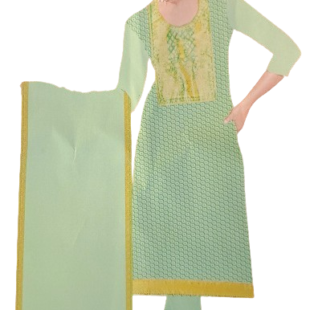 Suits for women cotton with bottom and dupatta