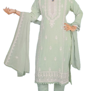 Pakistani suits for women cotton with moti khatli work