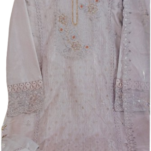 Pakistani suits for women pure organza with khatli work